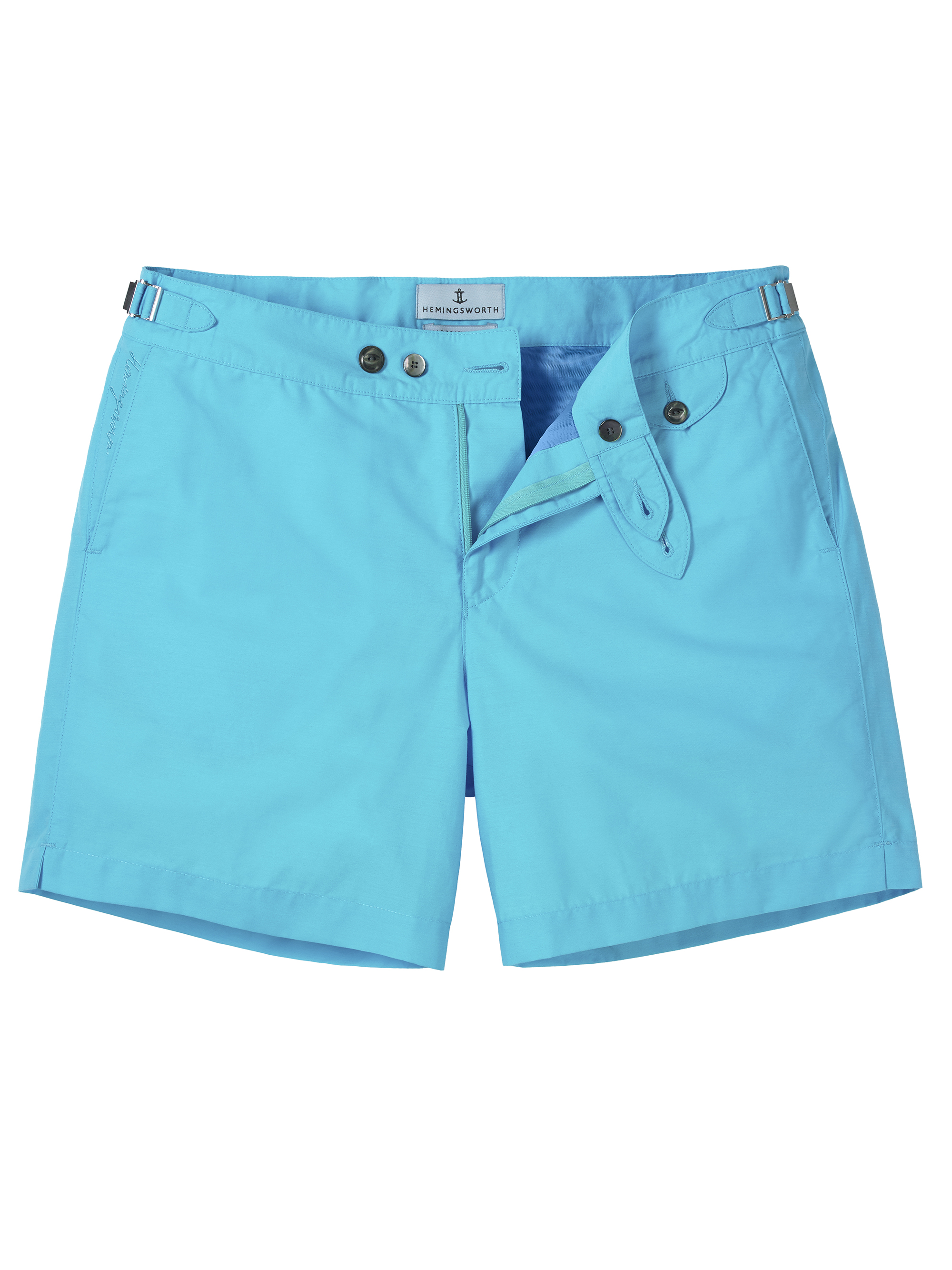 Hemingsworth | Blue Swim Shorts | Made in England