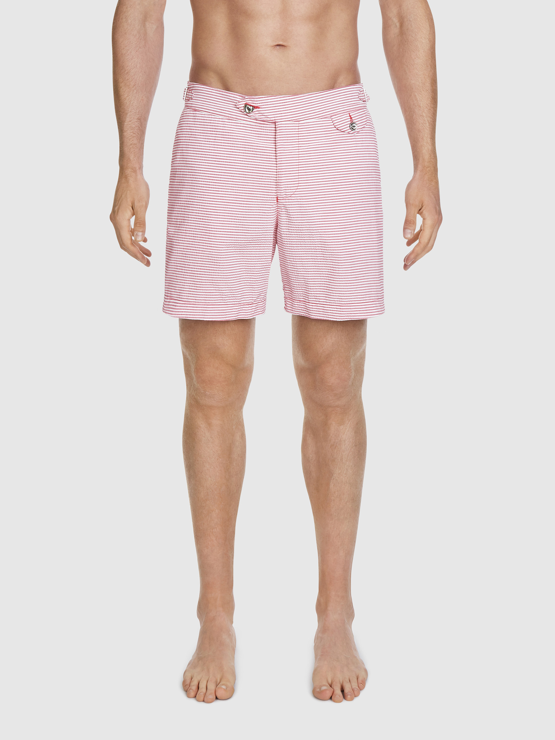 Hemingsworth Cotton-blend Clipper Swim Shorts in Pink for Men