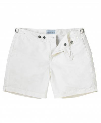 Luxury White Swim short