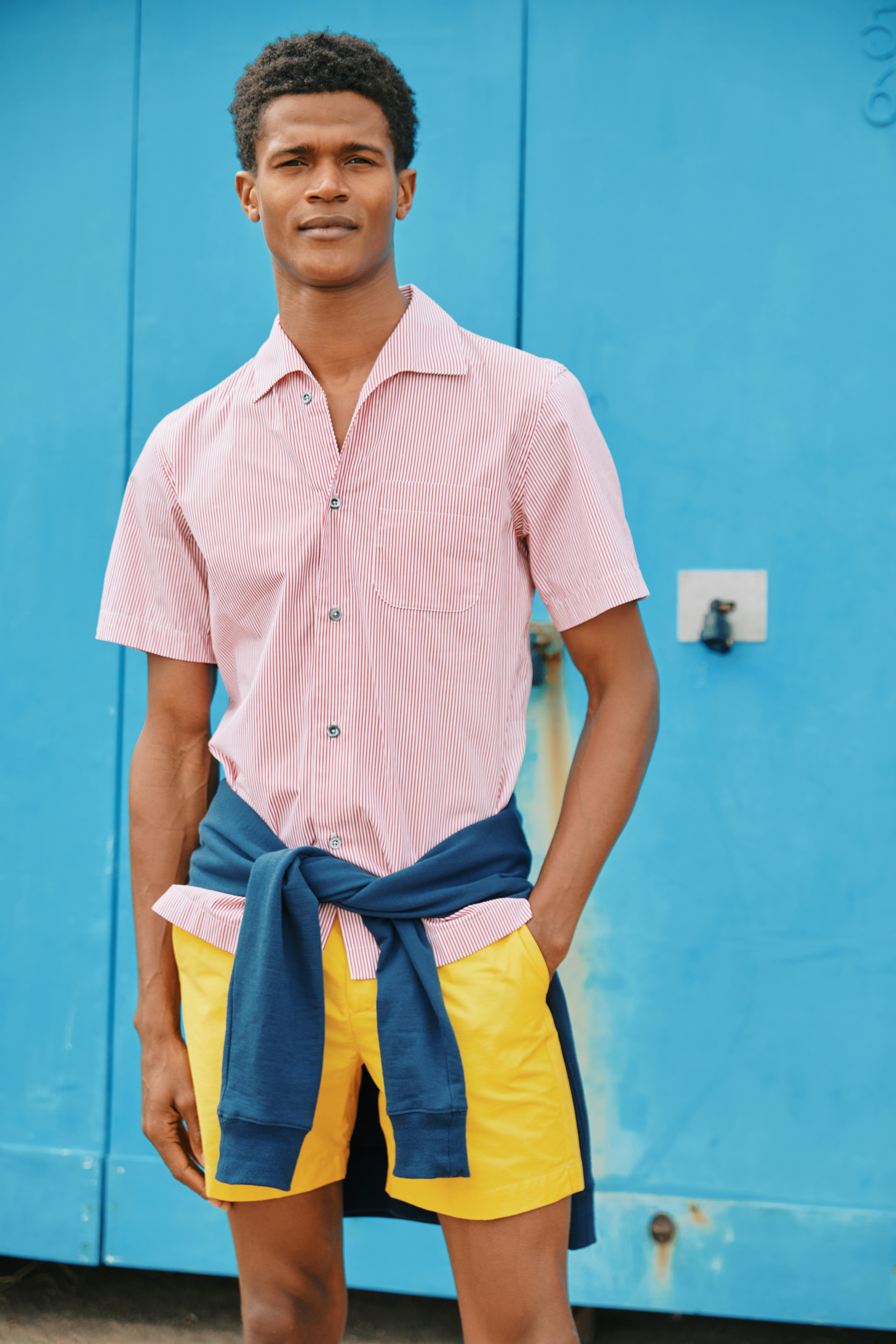 Hemingsworth Cotton-blend Clipper Swim Shorts in Pink for Men